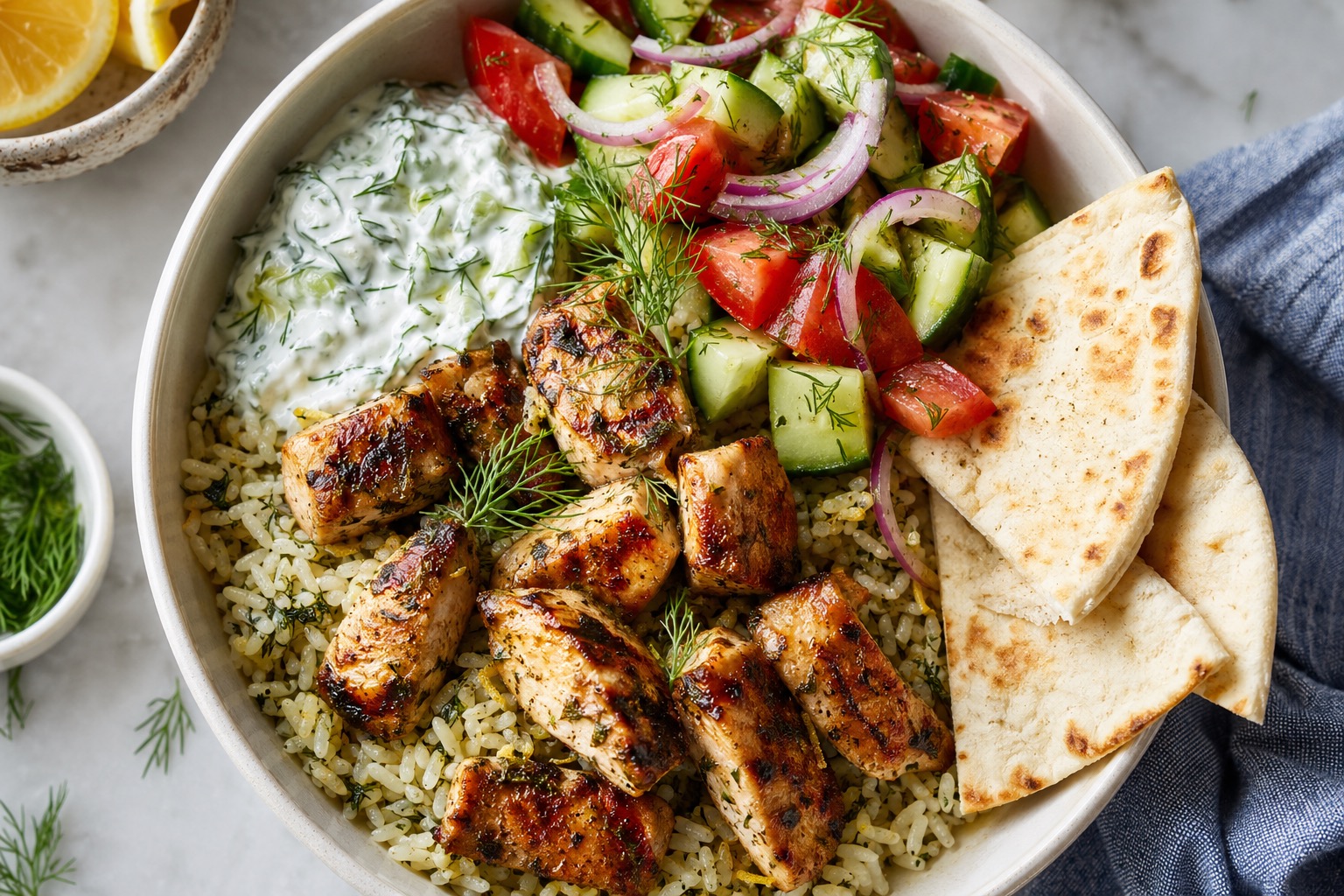 Greek Souvlaki Bowl